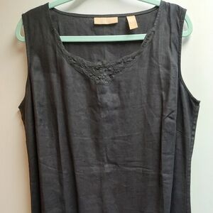 Kate Hill Linen Tank Dress